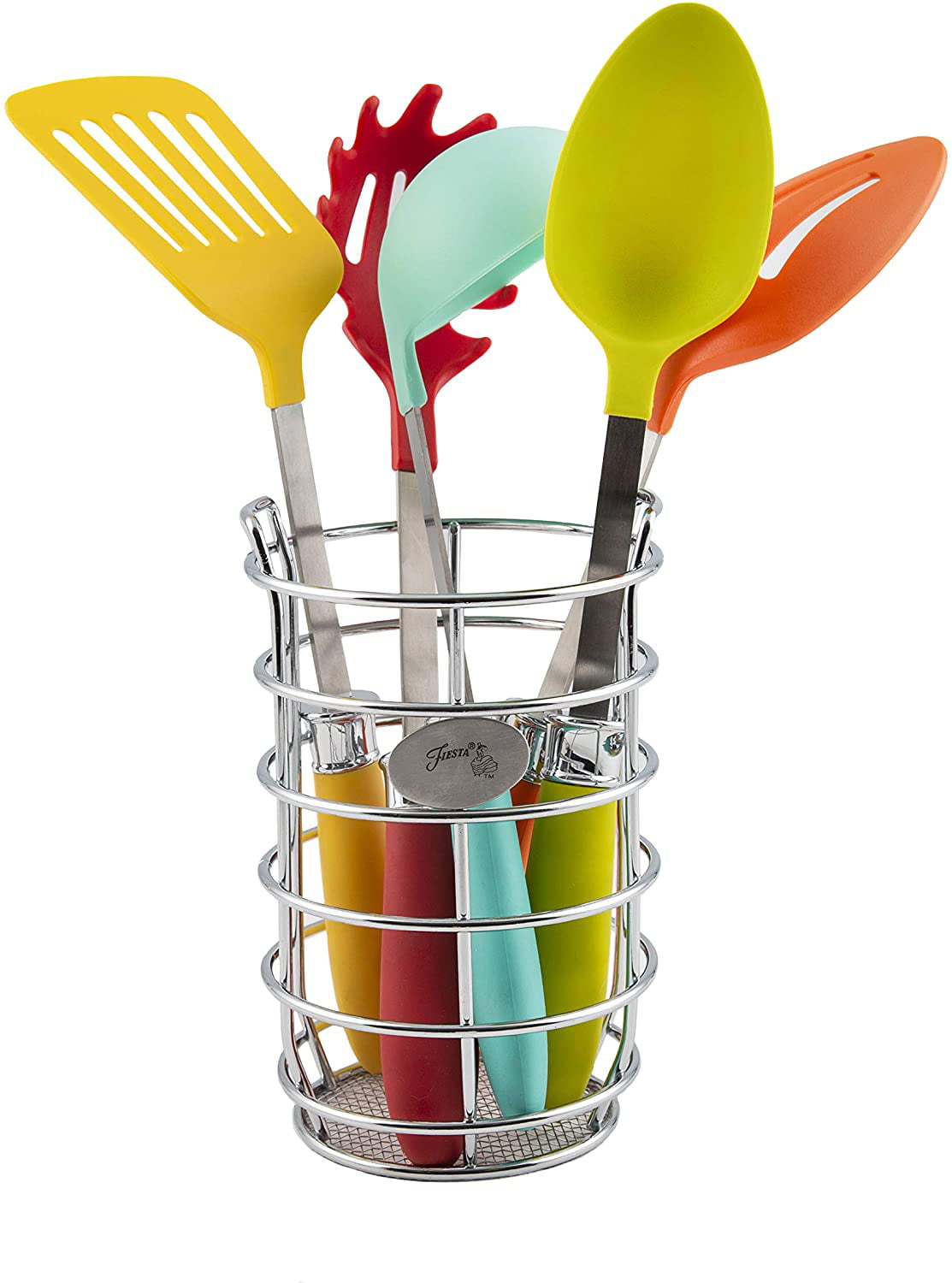 Core Kitchen Comfort Grip Brights 3 pc Set Nylon Pasta Server Skimmer Masher 