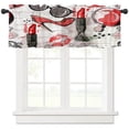 thumbnail image 2 of High Heel Glasses Cosmetics Lipstick Curtain For Living Room Kids Bedroom Kitchen Window Curtains Home Drapes, 2 of 6