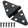 thumbnail image 4 of shiyou-Heyous 2PCS Metal Triangular Door Hinges with Mounting Screws Open Hinge Shed Hinge Furniture Hardware Fittings Cabinet Door Hinge Connector Suitable for Cabinet and Wardrobe, 4 of 4