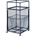 thumbnail image 6 of Essentially Yours Rolling Pool Noodle Storage Organizer Bin, Standard Noodle Holder, (25.4" W x 26" L x 40.5" H), Blue Style 510643, 6 of 10