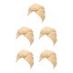 thumbnail image 2 of Sonducket Knot Turban Hijab Beanie Color sólido Moda Headwrap Stretch Headscarf Twisted Bonnet Caps Wedding Banquet Beige Type2 NO2, 2 of 6