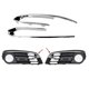thumbnail image 3 of Car Front Bumper Fog Light Grille Bright Strip 51117331769 51117331770 for 5 Series F10 F11 F18 201, 3 of 5