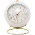thumbnail image 1 of Reloj de escritorio de cuarzo con decoración para el hogar, moderno temporizador con alarma y función de repetición, regalo LED, 1 of 4