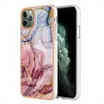 thumbnail image 1 of ELEHOLD for iPhone 11 Pro Max 6.5 inch Marble Case, Clear Electroplated Frame Soft TPU Anti-Scratch Wear-Resistant Wireless Charging Slim Fit Transparent Case for iPhone 11 Pro Max, Rose, 1 of 5
