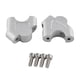 thumbnail image 1 of Motorcycle Handlebar Riser Kit, Aluminum, Riser Clamp, Motorcycle Riser Kit for Enhanced Riding Comfort and Control, Silver, 1 of 5