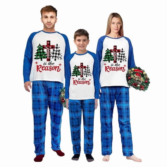 LuLiaMenton Family Christmas Pajamas, Red Plaid WE ARE FAMILY Matching Sleepwear, 2-3T-Kid