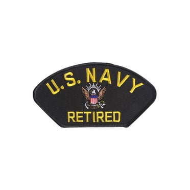US Navy Seabee Vietnam Veteran Black Patch - Patchwork Pup