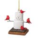 thumbnail image 3 of Adorno de muñeco de nieve con cardenales (cuerda para colgar al azar), 3 of 3