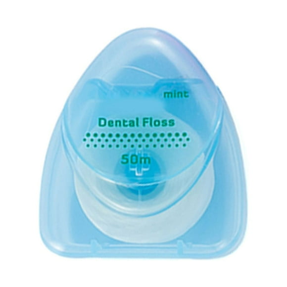 Hilo Dental de 50m, higiene bucal, limpieza de dientes, carrete de hilo Dental, palillo de dientes, cuidado bucal