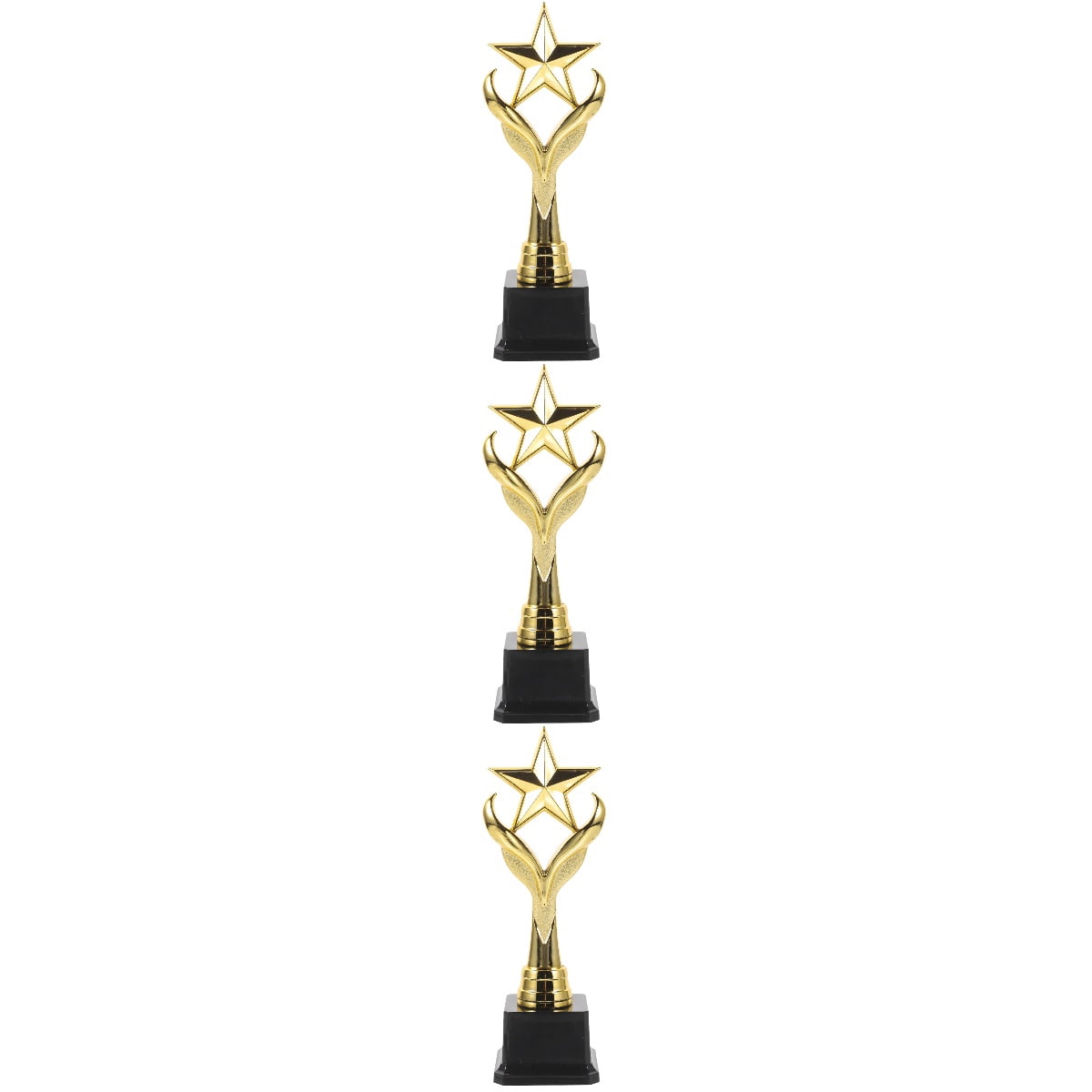 MLINS 3 Trophies Student Trophy Mild Material Game Child