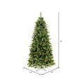 thumbnail image 3 of Vickerman 8.5' Cashmere Slim Artificial Christmas Tree, Unlit, 3 of 5