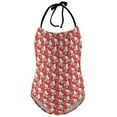 thumbnail image 5 of Hello Kitty Girls One Piece Swimsuits Hawaiian Summer Swimwear Beach Bathing Suit Outfits, 5 of 7