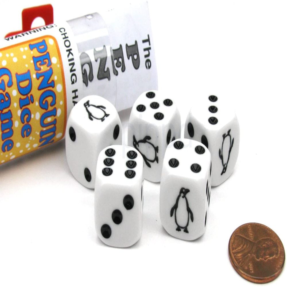 Koplow Games Penguin Dice Game with Dice Travel Tube and Gaming  Instructions - Walmart.com