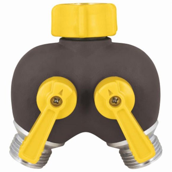 Melnor 224358 2 Way Rubb Hose Shut Off