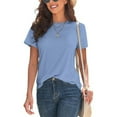 thumbnail image 2 of Plus Size T Shirts For Women UPF 50+ Sun Casual Basic Tee Loose Fit Comfortable Summer Top, 2 of 5