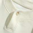 thumbnail image 5 of Sweatshirts for Men 2025 Fall Winter Long Sleeve Henley Collar Casual Plain Oversized Sweatshirt Pullover Tops, 5 of 8