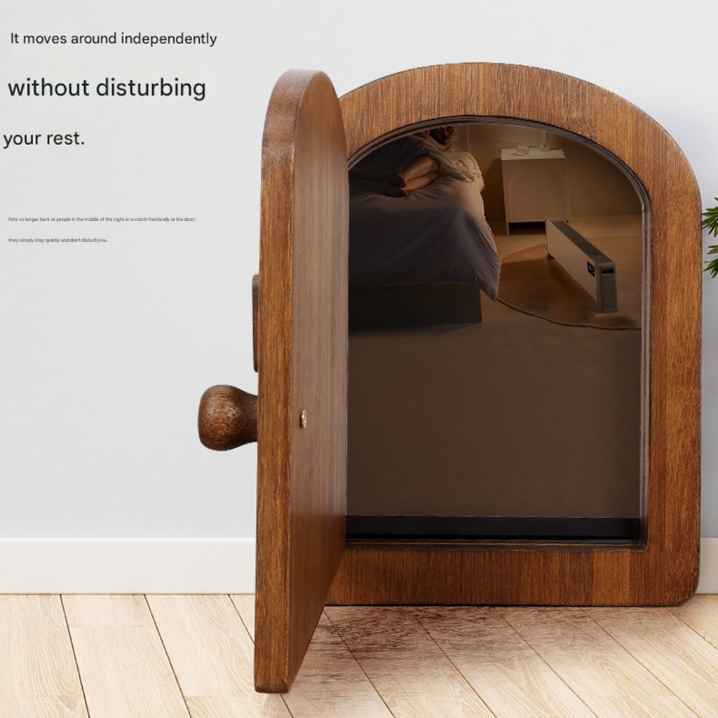 PatungKu Dog Cats Entry Door for Family Home with Garden or Balconies Allow Easy Pet Passage to Indoor Outdoor Pet Access Gate