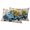 SteelBlue Yellow LightGrey, variant on Green Game Controller Outdoor Pillow Covers 20"x12" Set of 2,Waterproof Throw Pillow Covers for Patio Furniture,Modern Art Gaming Handheld Black Decorative Cushion Pillowcases for Garden Couch Sofa