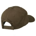 thumbnail image 4 of USA State Colorado Columbine Embroidered Low Profile Cotton Cap - Brown OSFM, 4 of 5