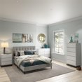 thumbnail image 2 of Home Fare Modern White Industrial Nightstand, 2 of 7