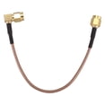 thumbnail image 3 of Cable de conexión macho en ángulo recto con conector flexible y placa de conexión TRRS de 3,5 mm para módulo de audio MP3., 3 of 8