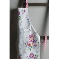 thumbnail image 2 of Maison d' Hermine Rose Garden 100% Cotton Kitchen 1 Piece Kitchen Apron with an Adjustable Neck & Visible Centre Pocket with Long Ties for Women | Men | Chef | Spring/Summer (27.50"x31.50"), 2 of 7