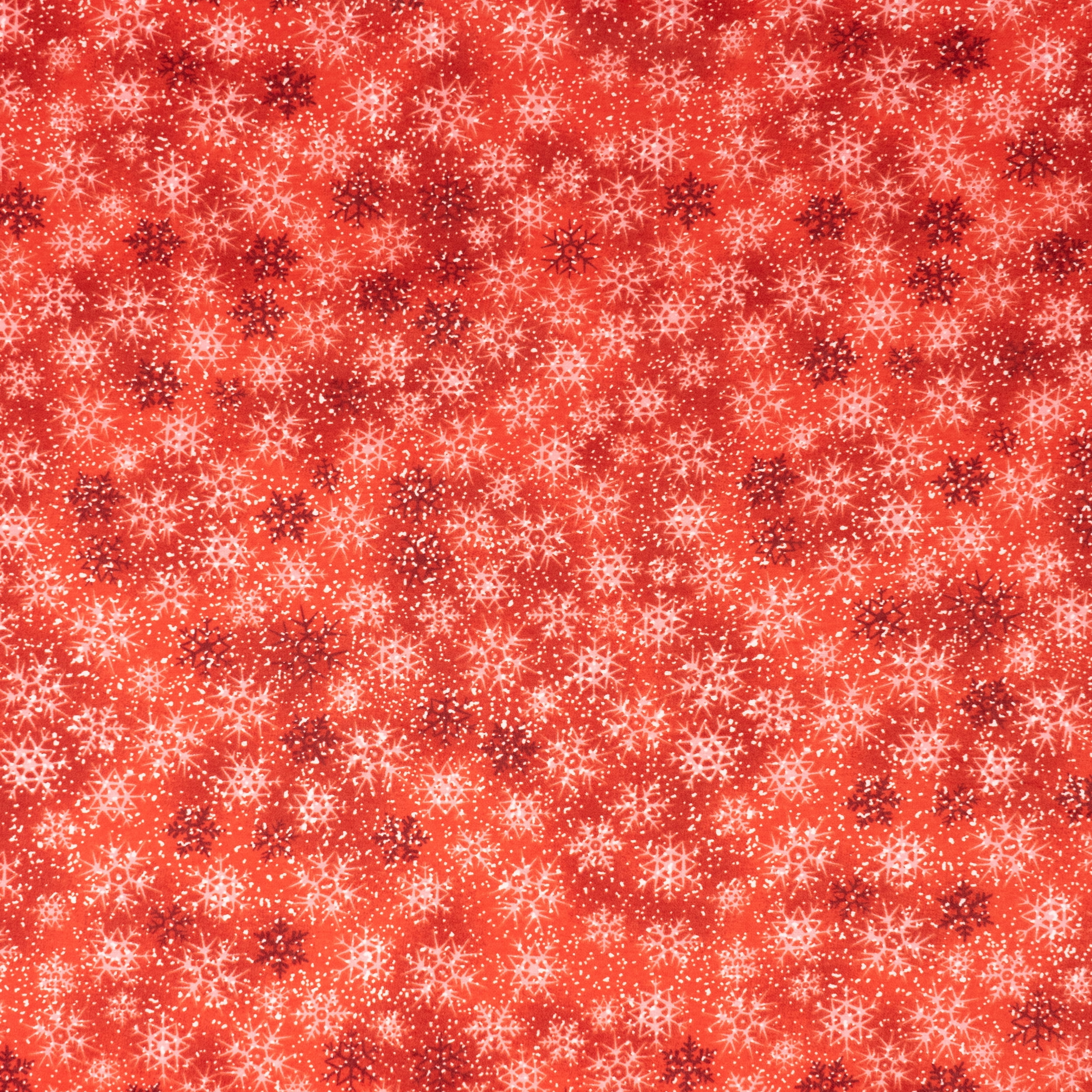 RTC Fabric 100% Cotton 44 inch, Fleece Fabric, Yarn Dyed, Cut by Yard, Snowflake