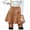 Khaki, variant on Gubotare Midi Skirt Women's Stretchy Pencil Skirt Side Pleated Business Skirts with Belt,Green S