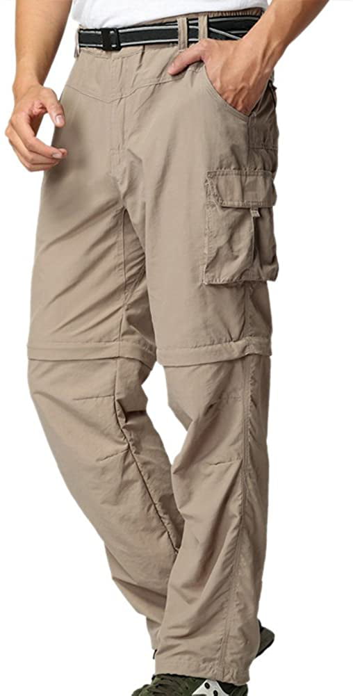Toomett Mens Outdoor Quick-Dry Lightweight Waterproof Hiking Mountain Pants with Belt m885 