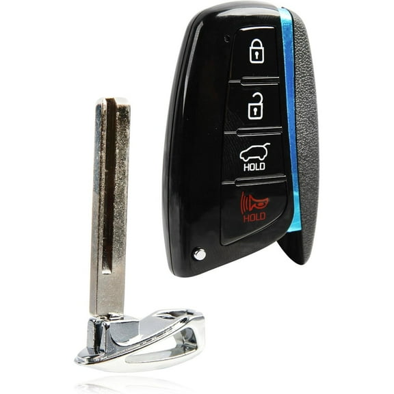 Key Fob Replacement Keyless Entry Remote for 2013 2014 2015 2016 2017 2018 2019 Hyundai Santa Fe 4-Button Smart Key (SY5DMFNA433, 95440-B8100)