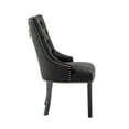 thumbnail image 5 of Porthos Home Dev Tufted Velvet Dining Chairs with Rubberwood Legs (Set of 2), 5 of 7