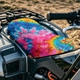 thumbnail image 3 of Uorisanigo ATV Seat Cover Waterproof Colorful Tie Dye 4 Wheeler Seat Cushion Cover for Polaris Sportsman 570 450 850, Polaris Scrambler 400 500 850 1000, Honda Rancher 420, 3 of 7