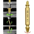 thumbnail image 3 of Jinsinto Broken Screw Extractor 6pcs Kit, (Gold), 3 of 4