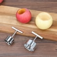 thumbnail image 3 of Neinkie Apple Corer, Stainless Steel Kitchen Gadget Tool Fruit Seeder Core Remover Fruit Vegetable Tools Apple Pear Corer Easy Twist Fruits Tools Core Seed Remover, 3 of 7