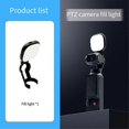thumbnail image 2 of Adjustable Led Fill Lamp+Bracket Clamp Adapter for DJI Pocket 1 2 3,B, 2 of 5