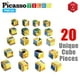 thumbnail image 2 of Rompecabezas magnéticos, cubos de construcción, bloques PicassoTiles, 20 unidades, 2 of 6