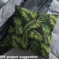 thumbnail image 2 of Castle Fairy Tropical Leaves Fabric by the Yard 3 Yards,Botanical Plants Sewing Fabric,Black Green Fabric for Sewing,Luxury Bedroom Decor, 2 of 6