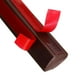 thumbnail image 1 of Uxcell 1/2"x1/2"x158" Moldura de pared flexible en forma de cuarto redondo autoadhesiva doble color café, 1 of 6