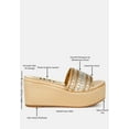 thumbnail image 6 of Batanga Diamante  Rhinestone Detail Stylish Flatforms, 6 of 11