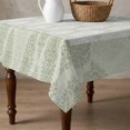 thumbnail image 4 of Sage Green Table Cloth Waterproof Tablecloths, Vintage Elegant Abstract Art Tablecloth Dining Table Cover for Kitchen Party Tabletop Outdoor, Square Tablecloth 54x54 Inch, 4 of 9