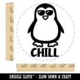 thumbnail image 2 of Penguin Chill Self-Inking Rubber Stamp Ink Stamper - Green Ink - Large 1-1/2 Inch, 2 of 7