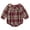 Z01-Khaki, variant on Baby Girl Plaid Shirt Romper Flannel Long Sleeve Tops 0 3 6 9 12 18 Months Infant Button Down Fall Clothes