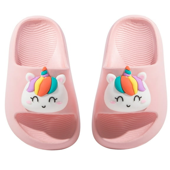 Drecage Toddler Boys Girls Cartoon Slides Sandals Lightweight Beach Pool Sandals Little Kids