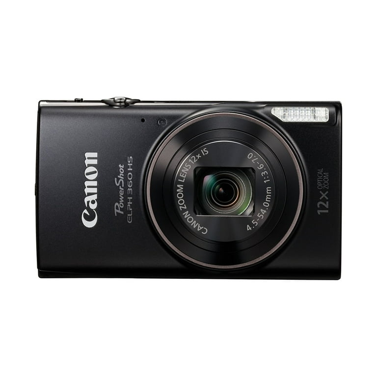 Restored Canon PowerShot ELPH 360 Digital Camera w/ 12x Restored Canon PowerShot ELPH 360 Digital Camera w/ 12x