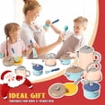 thumbnail image 6 of Kids Pretend Play Kitchen Accessories Toys for Toddler 2 3 4 Year Old Boys Girls, Cookware Pots and Pans Cooking Utensils Playset Toys for Kids 2 4 Years, Birthday Gifts Toys for Toddlers 1-3, 6 of 6