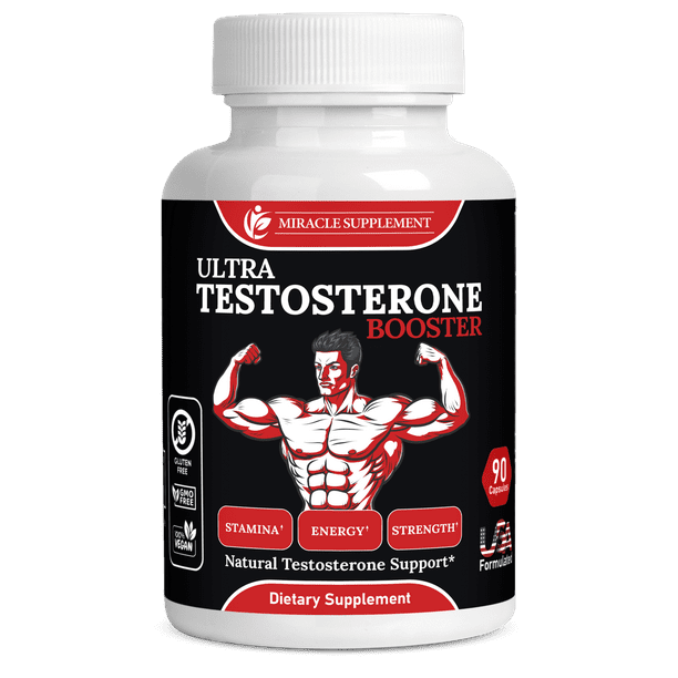 Ultra Testosterone Booster Testosterone Supplement for Vitality, Strength, and Performance for