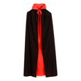thumbnail image 1 of Cape Gothique d'Halloween de Sorcier, Cosplay de Fête, Déguisement, Col Double Face, 1 of 7