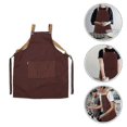 thumbnail image 3 of Cafe Shop Apron Household Apron Durable Apron Restaurant Apron Florist Apron 26-27s, 3 of 3