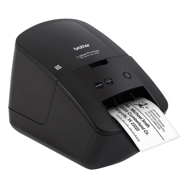 Impresora de etiquetas Brother QL-600 de sobremesa monocromática de 62 mm