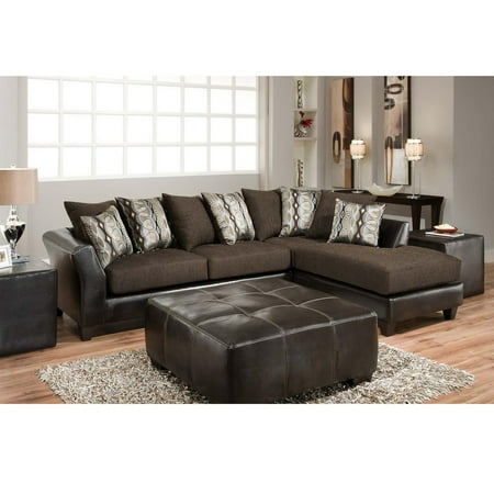 Flash Furniture Riverstone Rip Sable Chenille Sectional Sofa Flash Furniture Riverstone Rip Sable Chenille Sectional Sofa